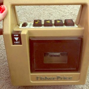 Vintage 1980’s FisherPrice cassette player works!